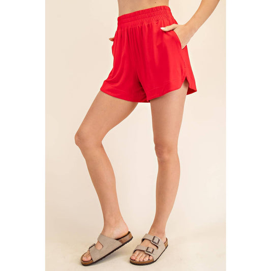 Modal Shorts: Red