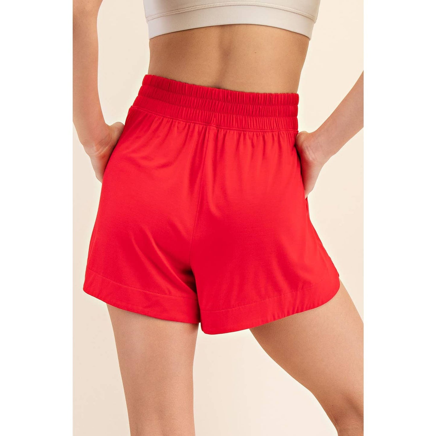 Modal Shorts: Red