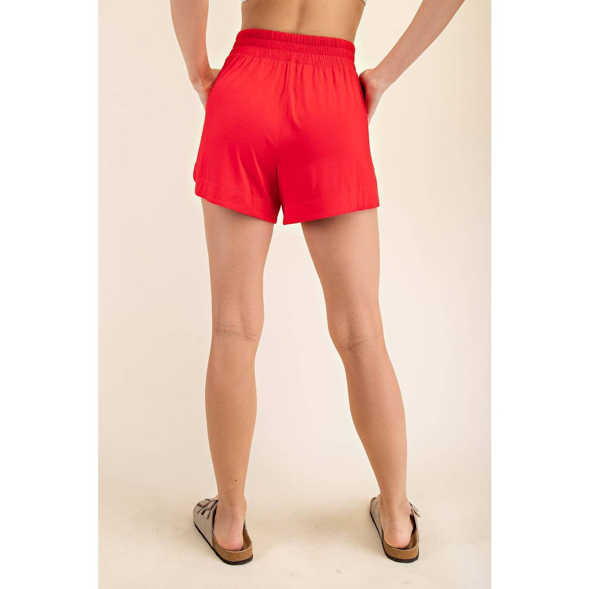 Modal Shorts: Red