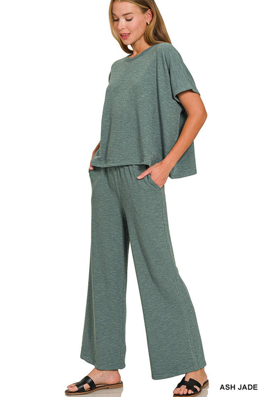 Cotton Slub Set : Green